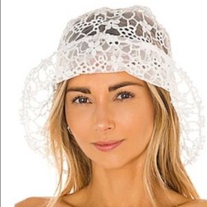 Revolve sheer bucket hat.